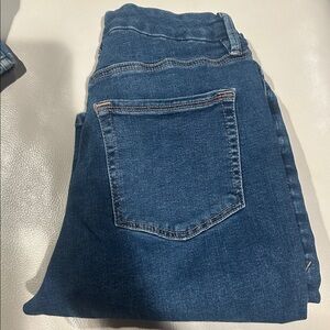 Good American Dark Blue High-Rise Skinny Jeans